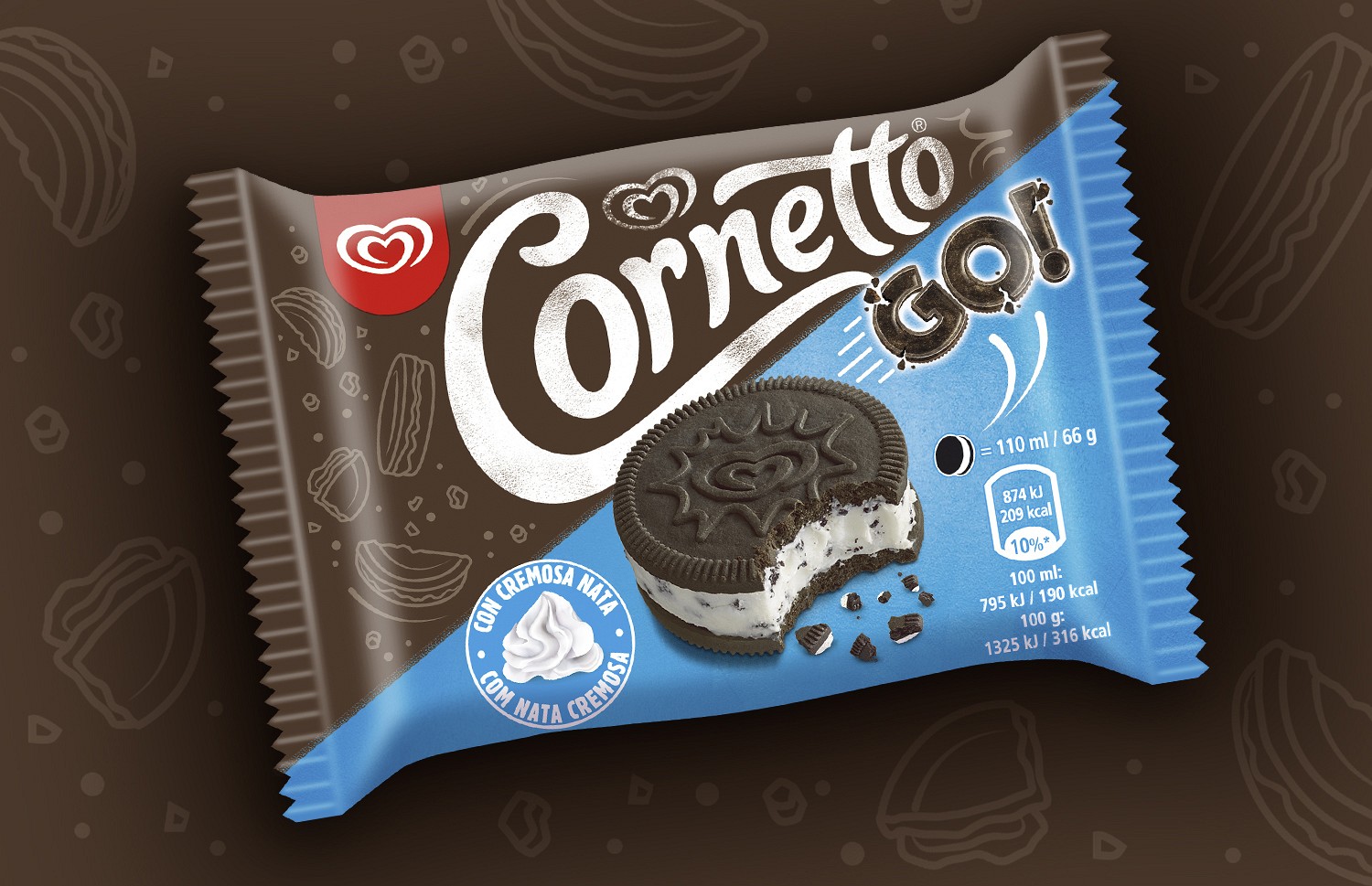 Packaging Design Cornetto Go